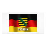 Sachsen coat of arms photo cards