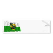 Sachsen Flag bumper stickers by Vexillophile Sachsen Flag bumper stickers