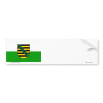 Sachsen Flag bumper stickers by Vexillophile Sachsen Flag bumper stickers