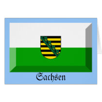 Sachsen Flag Gem cards by Vexillophile Sachsen Flag Gem cards