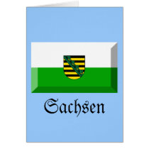 Sachsen Flag Gem cards by Vexillophile Sachsen Flag Gem cards