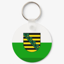 Sachsen Flag Gem keychains by Vexillophile Sachsen Flag Gem keychains