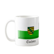 Sachsen Flag Gem mugs by Vexillophile Sachsen Flag Gem mugs