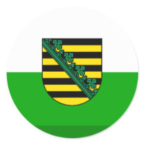Sachsen Flag Gem stickers by Vexillophile Sachsen Flag Gem stickers
