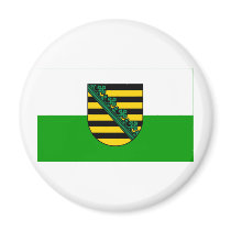 Sachsen Flag magnets by Vexillophile Sachsen Flag magnets