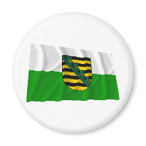 Sachsen Flag magnets by Vexillophile Sachsen Flag magnets