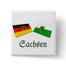 Sachsen, Germany Flag Tiles Button
