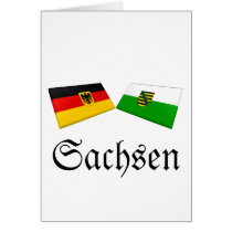 Sachsen, Germany Flag Tiles cards by Vexillophile Sachsen, Germany Flag Tiles cards