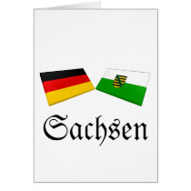 Sachsen, Germany Flag Tiles cards by Vexillophile Sachsen, Germany Flag Tiles cards