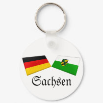 Sachsen, Germany Flag Tiles keychains by Vexillophile Sachsen, Germany Flag Tiles keychains