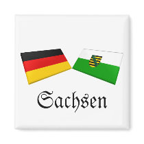 Sachsen, Germany Flag Tiles magnets by Vexillophile Sachsen, Germany Flag Tiles magnets
