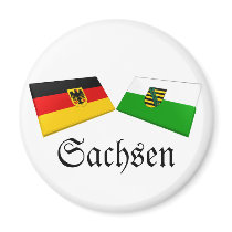 Sachsen, Germany Flag Tiles magnets by Vexillophile Sachsen, Germany Flag Tiles magnets