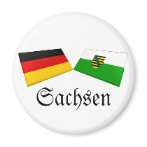 Sachsen, Germany Flag Tiles magnets by Vexillophile Sachsen, Germany Flag Tiles magnets