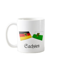 Sachsen, Germany Flag Tiles mugs by Vexillophile Sachsen, Germany Flag Tiles mugs