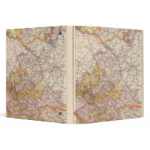 Sachsen, Mecklenburg, Anhalt Atlas Map 3 Ring Binders