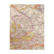 Sachsen, Mecklenburg, Anhalt Atlas Map Postcards