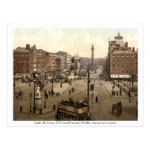 Sackville Street Dublin, early 1900's Postcard