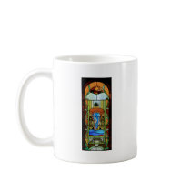 Sacrament of Baptism Stained Glass Art Mug