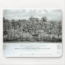 Sacramento City, California Mouse Pad