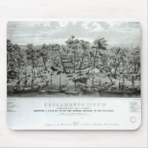 Sacramento City, California Mouse Pad