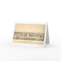 Sacramento During Flood of 1850 (1586A) Greeting Cards