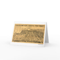Sacramento from the Sky, 1923 Card