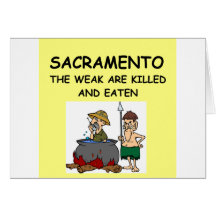 SACRAMENTO GREETING CARD