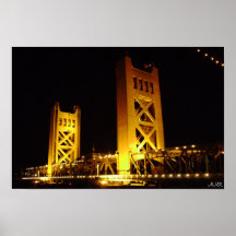 Sacramento Tower Bridge Posters