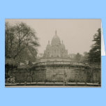 Sacre Coeur on a Snowy Day cards