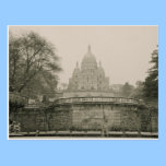 Sacre Coeur on a Snowy Day postcards
