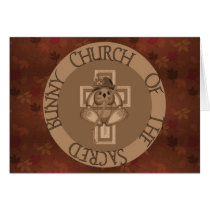 Sacred Bunny Church cards by godless_heathen Sacred Bunny Church cards