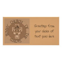 Sacred Bunny Church Photo Card