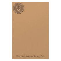 Sacred Bunny Church Stationery Paper