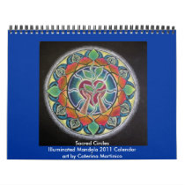 Sacred Circles    Illuminated Mandala 2012 Wall Calendar