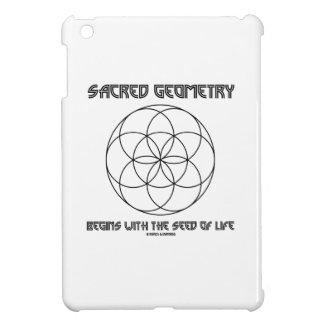 Sacred Geometry Begins With The Seed Of Life Cover For The iPad Mini