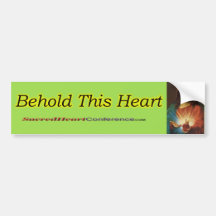 Sacred Heart a2 Bumper Stickers