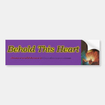 Sacred Heart a5 Bumper Stickers