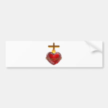 Sacred Heart Bumper Sticker
