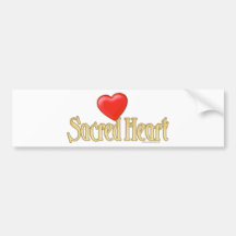 Sacred Heart Bumper Sticker