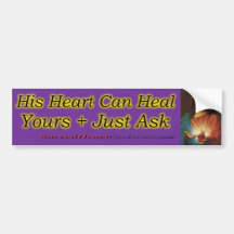 Sacred Heart c5 Bumper Stickers