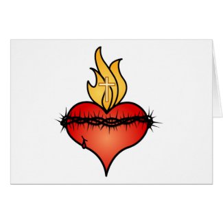 Sacred Heart - Customized card