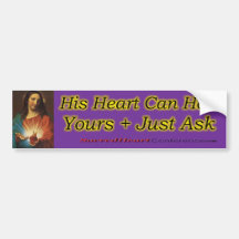 Sacred Heart d1 Bumper Sticker