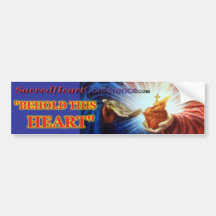 Sacred Heart e1 Bumper Stickers