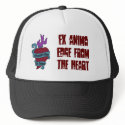 Sacred Heart Hat with Text by xEXANIMOx Sacred Heart Hat with Text