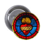 Sacred Heart (J&M) Stained Glass Button