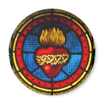 Sacred Heart (J&M) Stained Glass Magnet