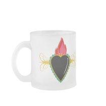 Sacred Heart Milagro with Flourishes Custom Cup Coffee Mugs