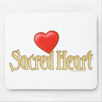 Sacred Heart Mouse Pads