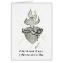 Sacred Heart, O Sacred Heart of Jesus,I place m... cards