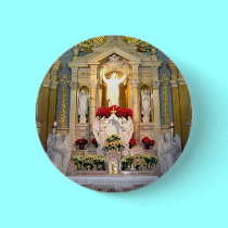 Sacred Heart of Jesus Altar buttons by Artists4God Sacred Heart of Jesus Altar buttons